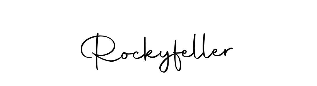 if you are searching for the best signature style for your name Rockyfeller. so please give up your signature search. here we have designed multiple signature styles  using Autography-DOLnW. Rockyfeller signature style 10 images and pictures png