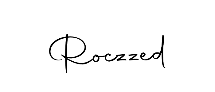 Create a beautiful signature design for name Roczzed. With this signature (Autography-DOLnW) fonts, you can make a handwritten signature for free. Roczzed signature style 10 images and pictures png