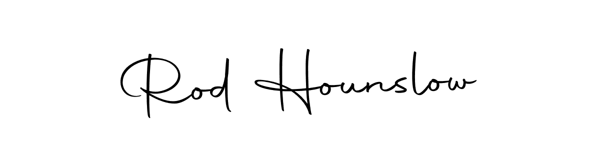 Make a beautiful signature design for name Rod Hounslow. With this signature (Autography-DOLnW) style, you can create a handwritten signature for free. Rod Hounslow signature style 10 images and pictures png