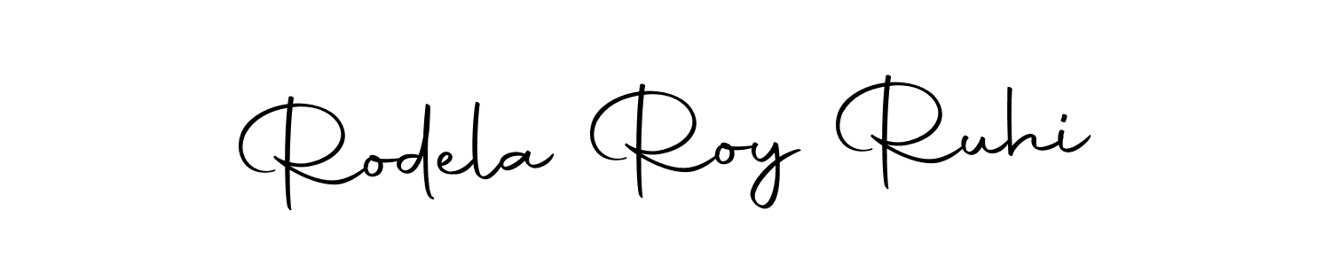 Create a beautiful signature design for name Rodela Roy Ruhi. With this signature (Autography-DOLnW) fonts, you can make a handwritten signature for free. Rodela Roy Ruhi signature style 10 images and pictures png