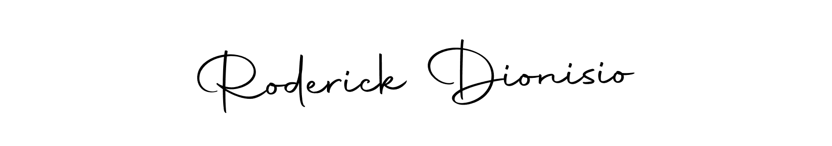 if you are searching for the best signature style for your name Roderick Dionisio. so please give up your signature search. here we have designed multiple signature styles  using Autography-DOLnW. Roderick Dionisio signature style 10 images and pictures png