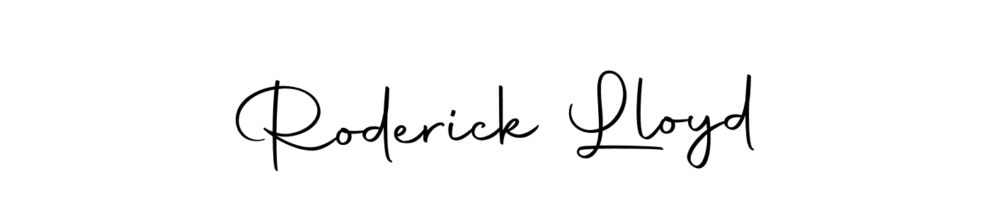 Make a beautiful signature design for name Roderick Lloyd. With this signature (Autography-DOLnW) style, you can create a handwritten signature for free. Roderick Lloyd signature style 10 images and pictures png