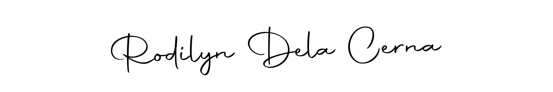 Make a beautiful signature design for name Rodilyn Dela Cerna. With this signature (Autography-DOLnW) style, you can create a handwritten signature for free. Rodilyn Dela Cerna signature style 10 images and pictures png