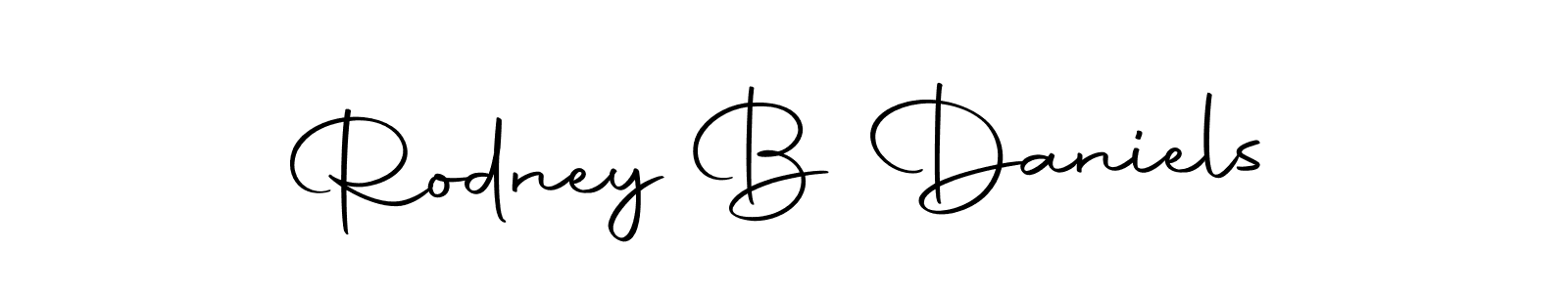 Rodney B Daniels stylish signature style. Best Handwritten Sign (Autography-DOLnW) for my name. Handwritten Signature Collection Ideas for my name Rodney B Daniels. Rodney B Daniels signature style 10 images and pictures png