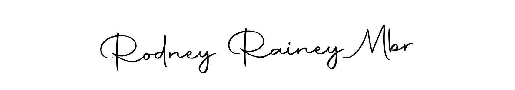 Create a beautiful signature design for name Rodney Rainey Mbr. With this signature (Autography-DOLnW) fonts, you can make a handwritten signature for free. Rodney Rainey Mbr signature style 10 images and pictures png