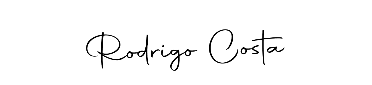 How to make Rodrigo Costa name signature. Use Autography-DOLnW style for creating short signs online. This is the latest handwritten sign. Rodrigo Costa signature style 10 images and pictures png