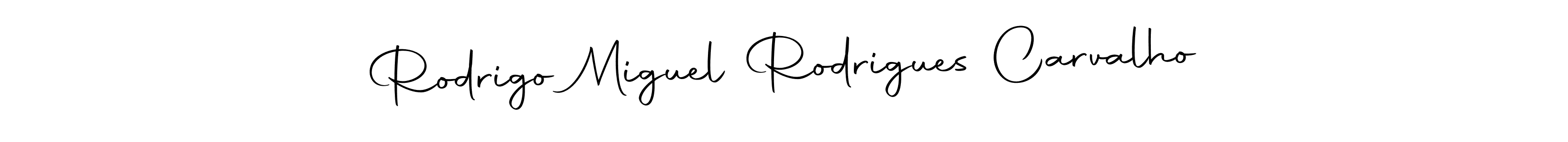 This is the best signature style for the Rodrigo Miguel Rodrigues Carvalho name. Also you like these signature font (Autography-DOLnW). Mix name signature. Rodrigo Miguel Rodrigues Carvalho signature style 10 images and pictures png