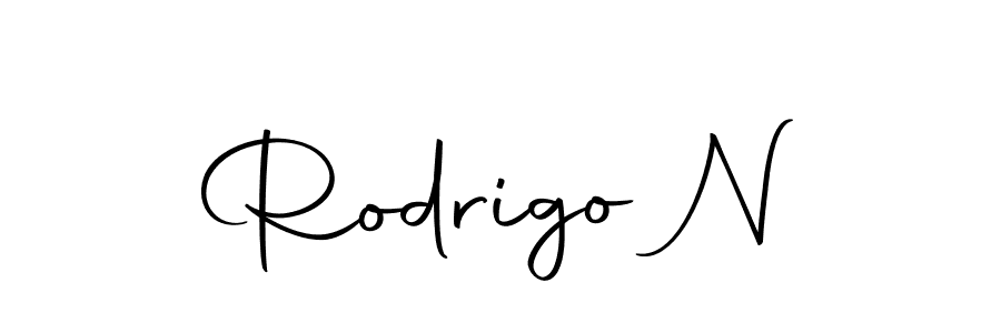 How to make Rodrigo N signature? Autography-DOLnW is a professional autograph style. Create handwritten signature for Rodrigo N name. Rodrigo N signature style 10 images and pictures png