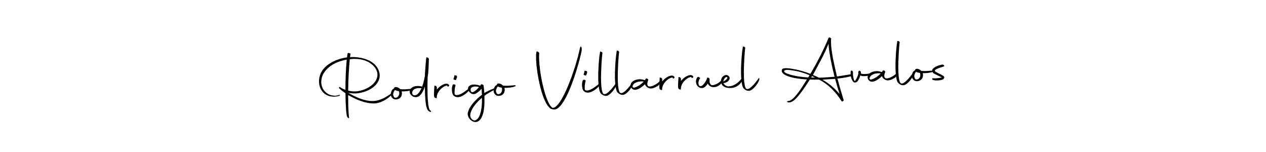 Rodrigo Villarruel Avalos stylish signature style. Best Handwritten Sign (Autography-DOLnW) for my name. Handwritten Signature Collection Ideas for my name Rodrigo Villarruel Avalos. Rodrigo Villarruel Avalos signature style 10 images and pictures png