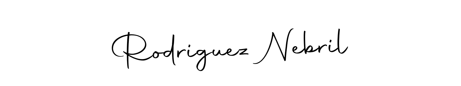 Rodriguez Nebril stylish signature style. Best Handwritten Sign (Autography-DOLnW) for my name. Handwritten Signature Collection Ideas for my name Rodriguez Nebril. Rodriguez Nebril signature style 10 images and pictures png