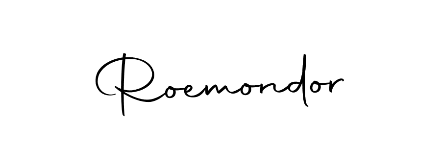 Roemondor stylish signature style. Best Handwritten Sign (Autography-DOLnW) for my name. Handwritten Signature Collection Ideas for my name Roemondor. Roemondor signature style 10 images and pictures png