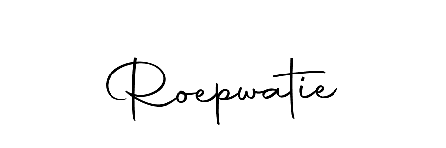 Here are the top 10 professional signature styles for the name Roepwatie. These are the best autograph styles you can use for your name. Roepwatie signature style 10 images and pictures png