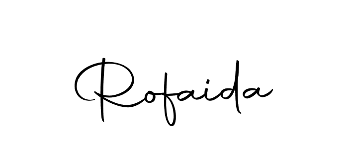 Use a signature maker to create a handwritten signature online. With this signature software, you can design (Autography-DOLnW) your own signature for name Rofaida. Rofaida signature style 10 images and pictures png