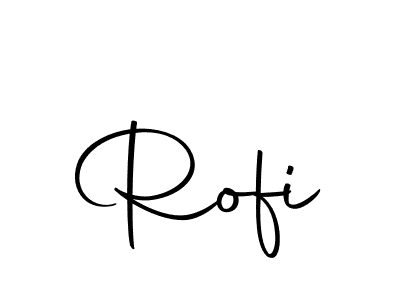 Create a beautiful signature design for name Rofi. With this signature (Autography-DOLnW) fonts, you can make a handwritten signature for free. Rofi signature style 10 images and pictures png