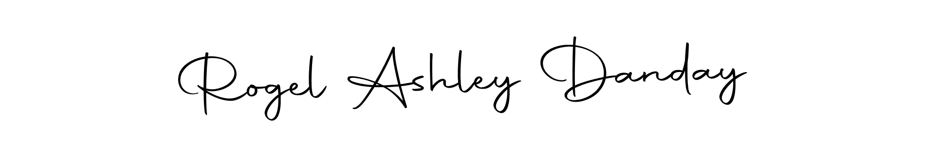 Create a beautiful signature design for name Rogel Ashley Danday. With this signature (Autography-DOLnW) fonts, you can make a handwritten signature for free. Rogel Ashley Danday signature style 10 images and pictures png