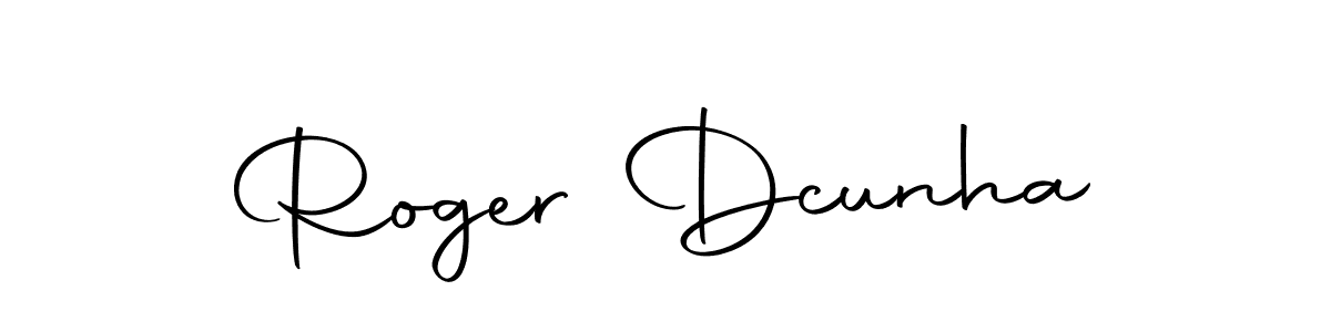 Autography-DOLnW is a professional signature style that is perfect for those who want to add a touch of class to their signature. It is also a great choice for those who want to make their signature more unique. Get Roger Dcunha name to fancy signature for free. Roger Dcunha signature style 10 images and pictures png