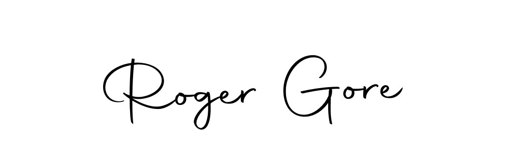 Create a beautiful signature design for name Roger Gore. With this signature (Autography-DOLnW) fonts, you can make a handwritten signature for free. Roger Gore signature style 10 images and pictures png