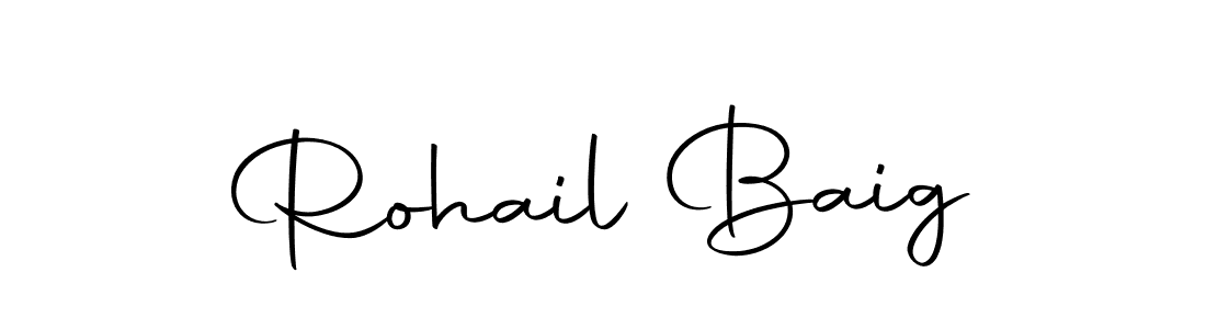 Make a short Rohail Baig signature style. Manage your documents anywhere anytime using Autography-DOLnW. Create and add eSignatures, submit forms, share and send files easily. Rohail Baig signature style 10 images and pictures png