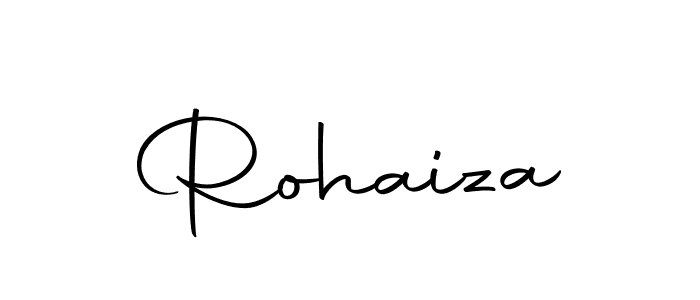 Make a beautiful signature design for name Rohaiza. Use this online signature maker to create a handwritten signature for free. Rohaiza signature style 10 images and pictures png