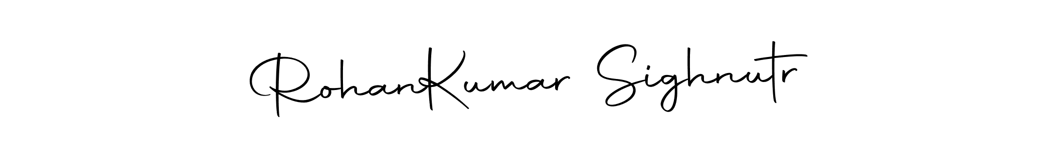 Autography-DOLnW is a professional signature style that is perfect for those who want to add a touch of class to their signature. It is also a great choice for those who want to make their signature more unique. Get Rohan  Kumar Sighnutr name to fancy signature for free. Rohan  Kumar Sighnutr signature style 10 images and pictures png