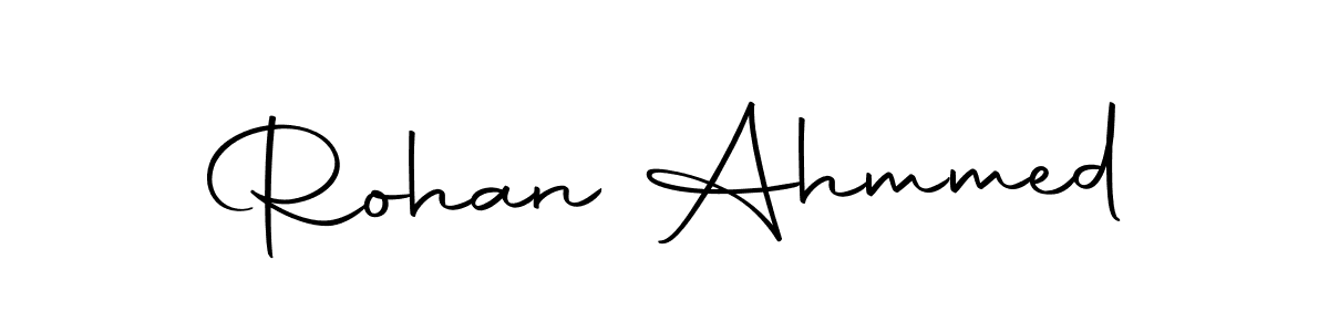 How to make Rohan Ahmmed signature? Autography-DOLnW is a professional autograph style. Create handwritten signature for Rohan Ahmmed name. Rohan Ahmmed signature style 10 images and pictures png
