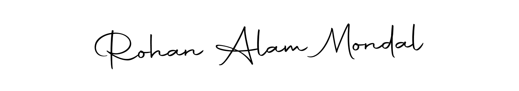 Here are the top 10 professional signature styles for the name Rohan Alam Mondal. These are the best autograph styles you can use for your name. Rohan Alam Mondal signature style 10 images and pictures png