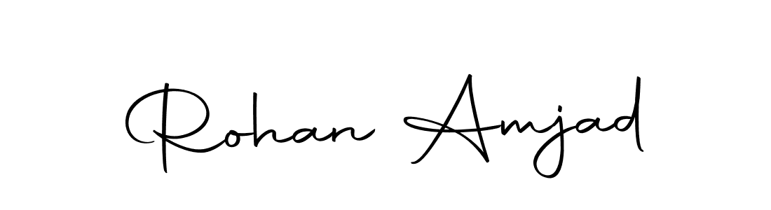 Similarly Autography-DOLnW is the best handwritten signature design. Signature creator online .You can use it as an online autograph creator for name Rohan Amjad. Rohan Amjad signature style 10 images and pictures png