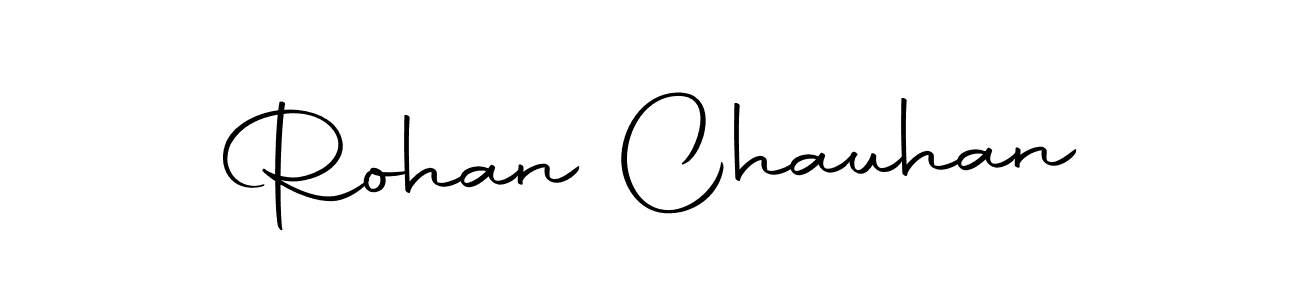 How to make Rohan Chauhan name signature. Use Autography-DOLnW style for creating short signs online. This is the latest handwritten sign. Rohan Chauhan signature style 10 images and pictures png