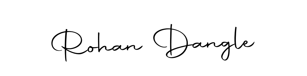 You should practise on your own different ways (Autography-DOLnW) to write your name (Rohan Dangle) in signature. don't let someone else do it for you. Rohan Dangle signature style 10 images and pictures png