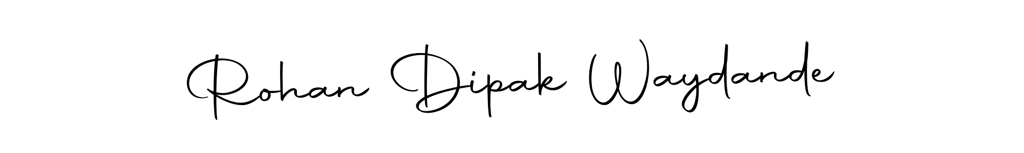 Rohan Dipak Waydande stylish signature style. Best Handwritten Sign (Autography-DOLnW) for my name. Handwritten Signature Collection Ideas for my name Rohan Dipak Waydande. Rohan Dipak Waydande signature style 10 images and pictures png