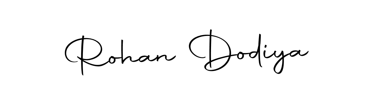 How to make Rohan Dodiya name signature. Use Autography-DOLnW style for creating short signs online. This is the latest handwritten sign. Rohan Dodiya signature style 10 images and pictures png