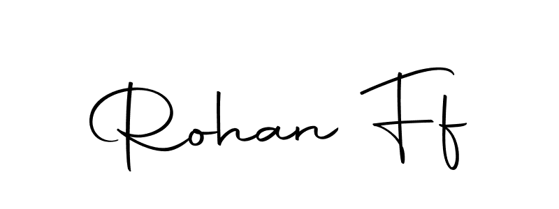 if you are searching for the best signature style for your name Rohan Ff. so please give up your signature search. here we have designed multiple signature styles  using Autography-DOLnW. Rohan Ff signature style 10 images and pictures png