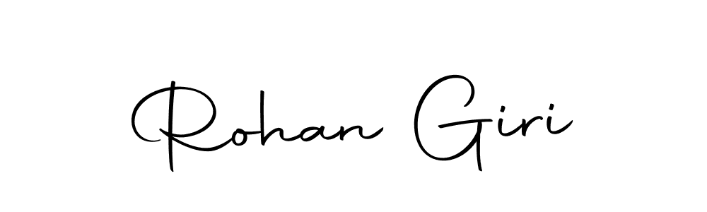 How to make Rohan Giri name signature. Use Autography-DOLnW style for creating short signs online. This is the latest handwritten sign. Rohan Giri signature style 10 images and pictures png