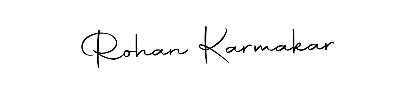 You should practise on your own different ways (Autography-DOLnW) to write your name (Rohan Karmakar) in signature. don't let someone else do it for you. Rohan Karmakar signature style 10 images and pictures png