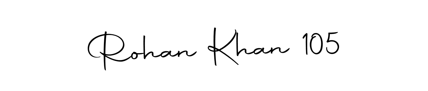 Also we have Rohan Khan 105 name is the best signature style. Create professional handwritten signature collection using Autography-DOLnW autograph style. Rohan Khan 105 signature style 10 images and pictures png