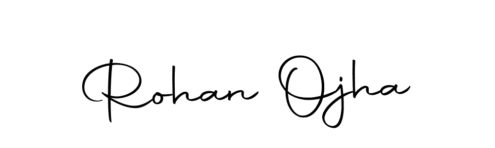 How to make Rohan Ojha name signature. Use Autography-DOLnW style for creating short signs online. This is the latest handwritten sign. Rohan Ojha signature style 10 images and pictures png