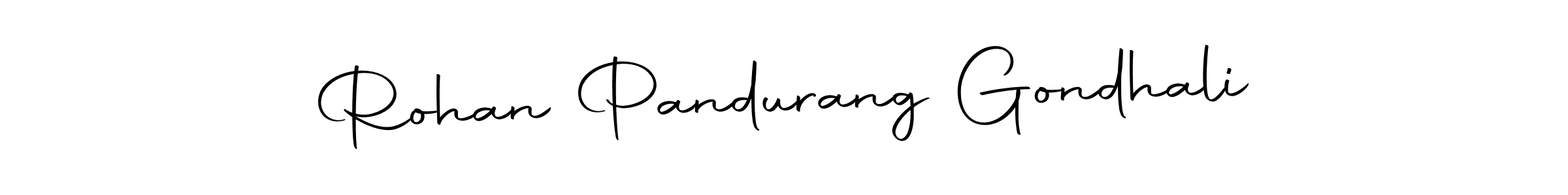 The best way (Autography-DOLnW) to make a short signature is to pick only two or three words in your name. The name Rohan Pandurang Gondhali include a total of six letters. For converting this name. Rohan Pandurang Gondhali signature style 10 images and pictures png