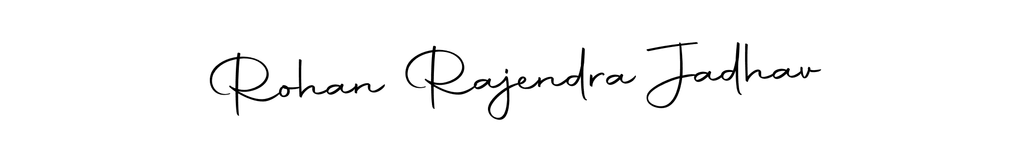 Design your own signature with our free online signature maker. With this signature software, you can create a handwritten (Autography-DOLnW) signature for name Rohan Rajendra Jadhav. Rohan Rajendra Jadhav signature style 10 images and pictures png