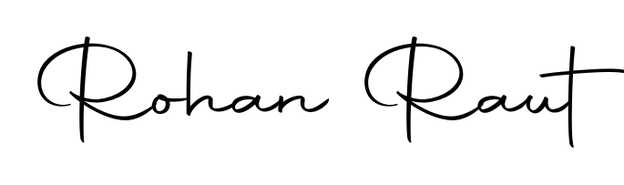Transform the name Rohan Raut into a signature masterpiece using Autography-DOLnW font. Ideal for photographers, artists, and creators looking for watermarks. Rohan Raut signature style 10 images and pictures png