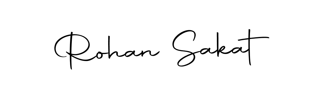 How to make Rohan Sakat name signature. Use Autography-DOLnW style for creating short signs online. This is the latest handwritten sign. Rohan Sakat signature style 10 images and pictures png