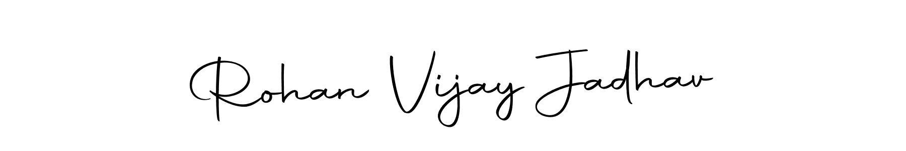 Also we have Rohan Vijay Jadhav name is the best signature style. Create professional handwritten signature collection using Autography-DOLnW autograph style. Rohan Vijay Jadhav signature style 10 images and pictures png