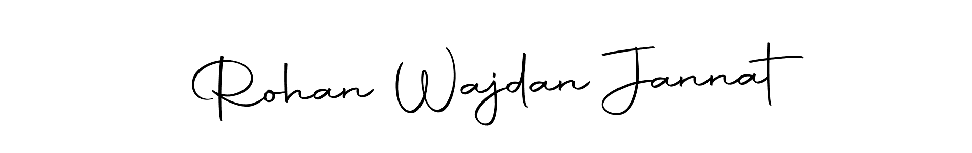 You can use this online signature creator to create a handwritten signature for the name Rohan Wajdan Jannat. This is the best online autograph maker. Rohan Wajdan Jannat signature style 10 images and pictures png