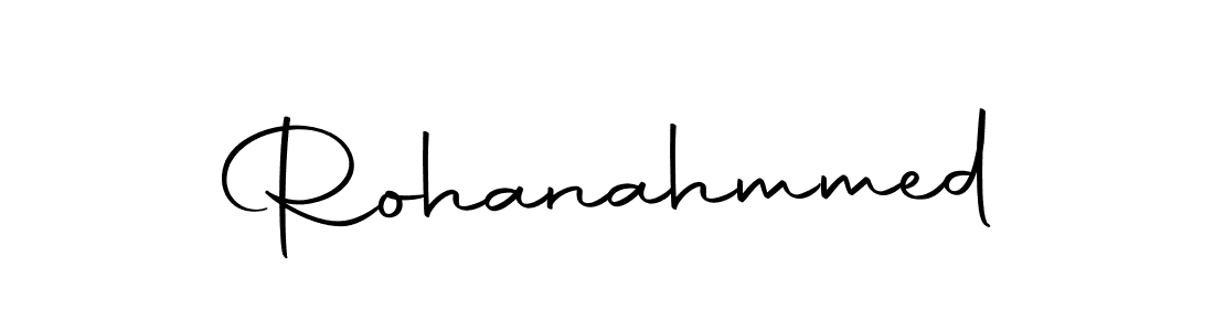 How to make Rohanahmmed signature? Autography-DOLnW is a professional autograph style. Create handwritten signature for Rohanahmmed name. Rohanahmmed signature style 10 images and pictures png