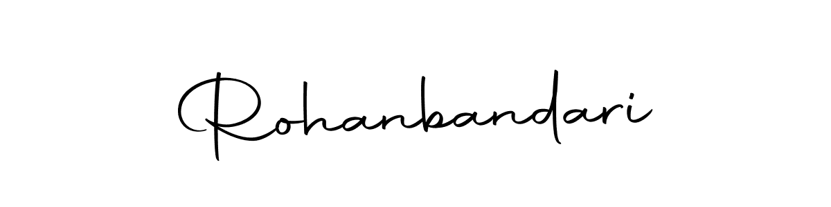 Use a signature maker to create a handwritten signature online. With this signature software, you can design (Autography-DOLnW) your own signature for name Rohanbandari. Rohanbandari signature style 10 images and pictures png