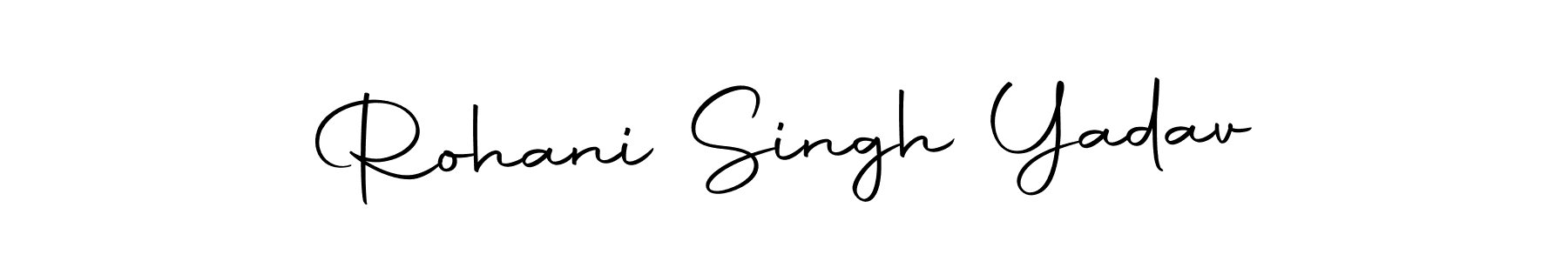 Design your own signature with our free online signature maker. With this signature software, you can create a handwritten (Autography-DOLnW) signature for name Rohani Singh Yadav. Rohani Singh Yadav signature style 10 images and pictures png