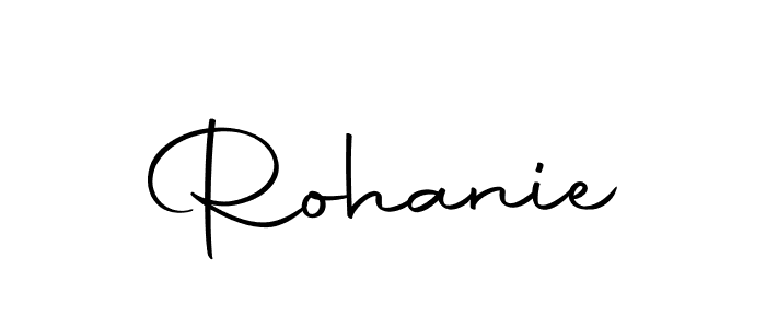 if you are searching for the best signature style for your name Rohanie. so please give up your signature search. here we have designed multiple signature styles  using Autography-DOLnW. Rohanie signature style 10 images and pictures png