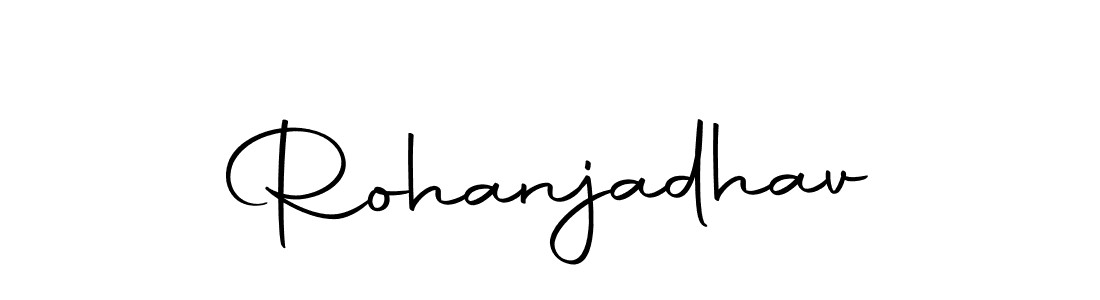 You should practise on your own different ways (Autography-DOLnW) to write your name (Rohanjadhav) in signature. don't let someone else do it for you. Rohanjadhav signature style 10 images and pictures png