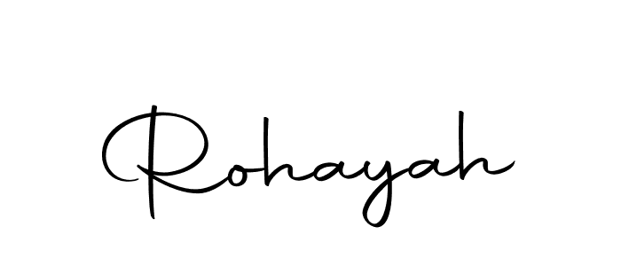You can use this online signature creator to create a handwritten signature for the name Rohayah. This is the best online autograph maker. Rohayah signature style 10 images and pictures png
