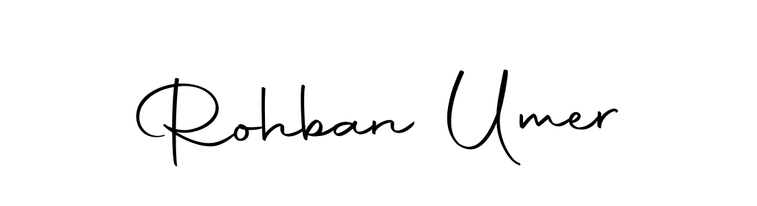 Design your own signature with our free online signature maker. With this signature software, you can create a handwritten (Autography-DOLnW) signature for name Rohban Umer. Rohban Umer signature style 10 images and pictures png