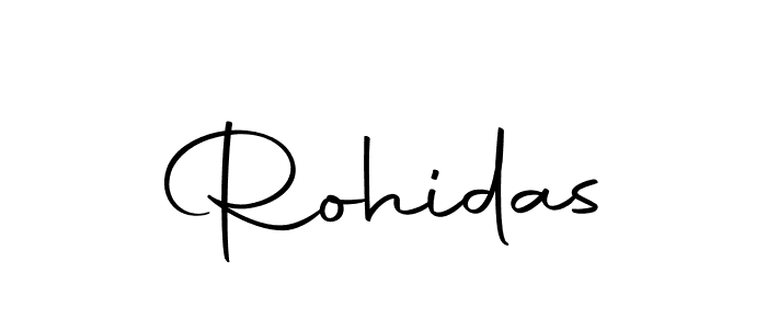 You can use this online signature creator to create a handwritten signature for the name Rohidas. This is the best online autograph maker. Rohidas signature style 10 images and pictures png
